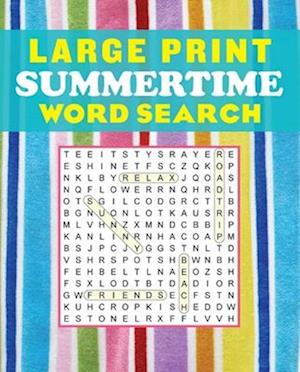 Large Print Summertime Word Search