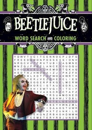 Beetlejuice Word Search and Coloring Book