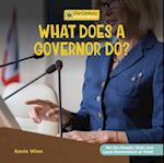 What Does a Governor Do?