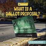 What Is a Ballot Proposal?