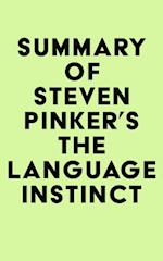 Summary of Steven Pinker's The Language Instinct