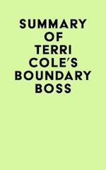 Summary of Terri Cole's Boundary Boss