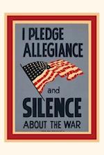 Vintage Journal Allegianc and Silence War Poster