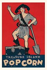 Vintage Journal Treasure Island Popcorn Poster
