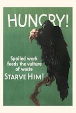 Vintage Journal Hungry Vulture Poster