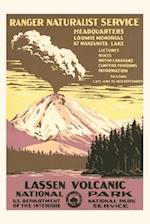 Vintage Journal Lassen Volcanic National Park Travel Poster