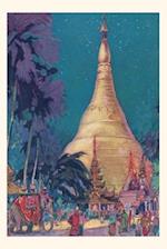 Vintage Journal Fantasy Oriental Temple
