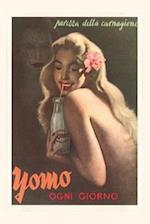 Vintage Journal Yomo, Advertisement for Italian Drink