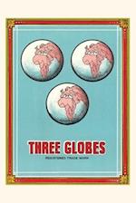 Vintage Journal Three Globes
