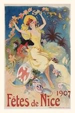 Vintage Journal 360 Poster for Nice Gala, 1907