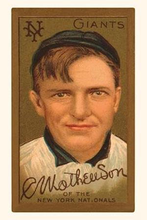 Vintage Journal Early Baseball Card, Christy Mathewson