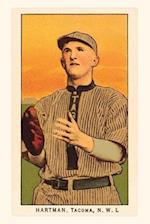 Vintage Journal Early Baseball Card, Hartman