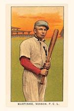 Vintage Journal Early Baseball Card, Martinke