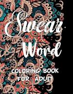 Swear word coloring book for adult.