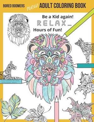 Bored Boomers New Adult Coloring Book