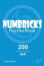 Numbricks - 200 Master Puzzles 9x9 (Volume 10)