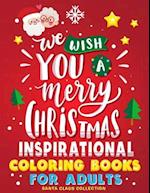 Merry Christmas Inspirational Coloring Books for Adults