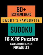 80+ Extreme Hard Daddy's Favourite Sudoku 16*16 Puzzles