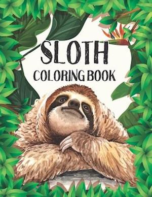 Sloth Coloring Book