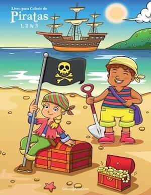 Livro para Colorir de Piratas 1, 2 & 3