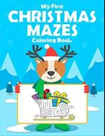 My First Christmas Mazes Coloring Book