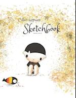Collect happiness sketchbook(Drawing & Writing)( Volume 2)(8.5*11) (100 pages)