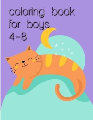 Coloring Book For Boys 4-8