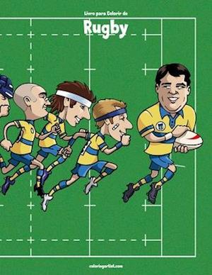 Livro para Colorir de Rugby