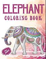 Elephant Coloring Book for Adults