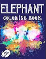 Elephant Coloring Book for Adults