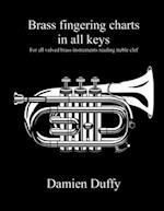 Brass fingering charts in all keys