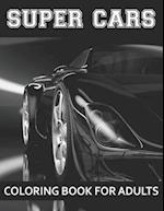 Super Cars Coloring Book For Adults