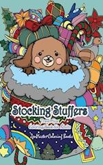 Stocking Stuffers Travel Size Coloring Book for Adults