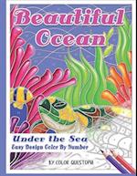 Beautiful Ocean Under the Sea Easy Design Color by Number