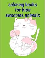 Coloring Books For Kids Awesome Animals