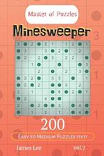 Master of Puzzles - Minesweeper 200 Easy to Medium Puzzles 11x11 vol.7