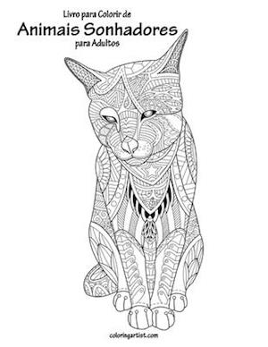 Livro para Colorir de Animais Sonhadores para Adultos