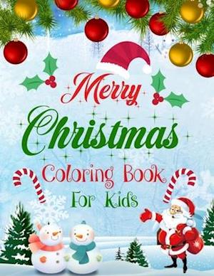 Merry christmas coloring book for kids.