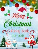 Merry christmas coloring book for kids.