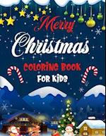 Merry christmas coloring book for kids.