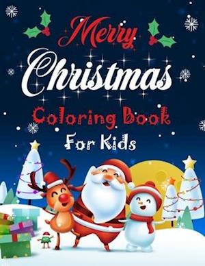 Merry christmas coloring book for kids.