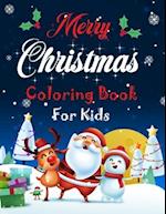 Merry christmas coloring book for kids.