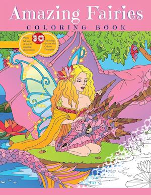 AMAZING FAIRIES, Coloring book for girls