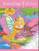 AMAZING FAIRIES, Coloring book for girls