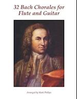 32 Bach Chorales for Flute and Guitar
