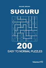 Suguru - 200 Easy to Normal Puzzles 9x9 (Volume 10)