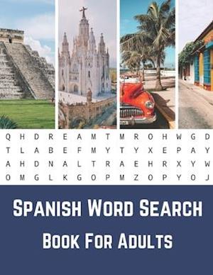 Spanish Word Search Book For Adults