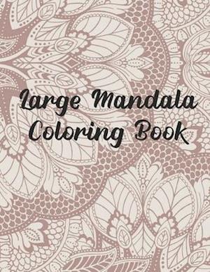 Large Mandala Coloring Book