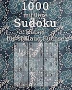 1000 mittlere Sudoku Rätsel für schlaue Füchse
