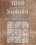 1000 gemischte Sudoku Rätsel für Schlaumeier
